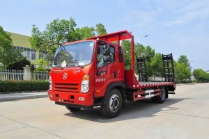 這款國六挖機平板運輸車很火，關注沒？